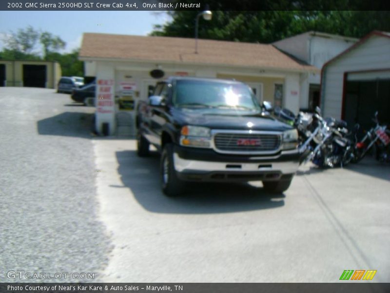 Onyx Black / Neutral 2002 GMC Sierra 2500HD SLT Crew Cab 4x4