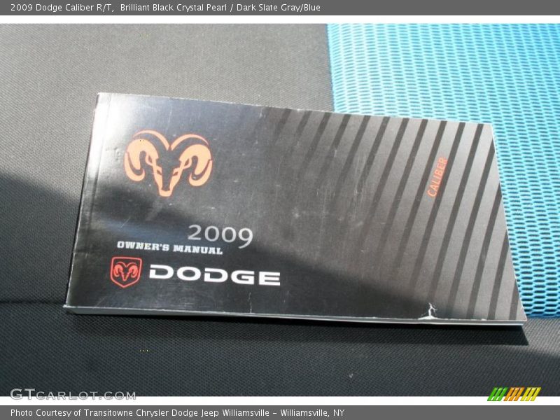 Brilliant Black Crystal Pearl / Dark Slate Gray/Blue 2009 Dodge Caliber R/T