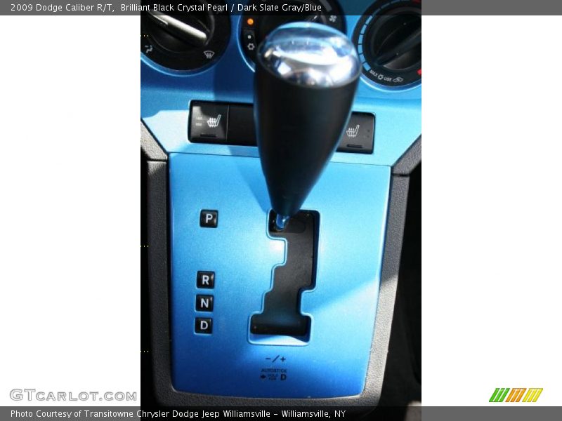 Brilliant Black Crystal Pearl / Dark Slate Gray/Blue 2009 Dodge Caliber R/T