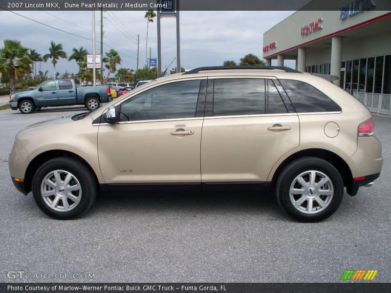 Dune Pearl Metallic / Medium Camel 2007 Lincoln MKX
