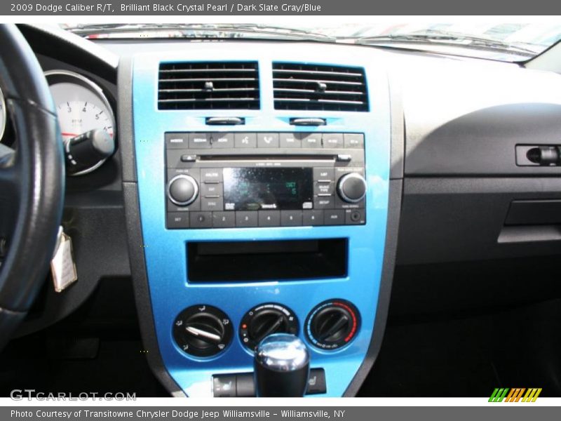 Brilliant Black Crystal Pearl / Dark Slate Gray/Blue 2009 Dodge Caliber R/T