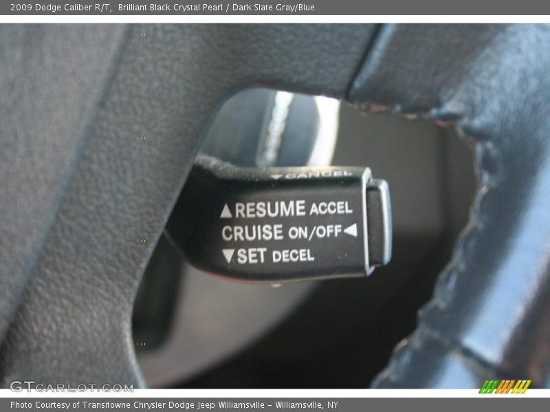 Brilliant Black Crystal Pearl / Dark Slate Gray/Blue 2009 Dodge Caliber R/T