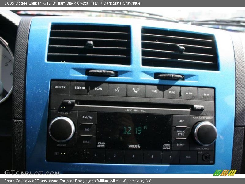 Brilliant Black Crystal Pearl / Dark Slate Gray/Blue 2009 Dodge Caliber R/T