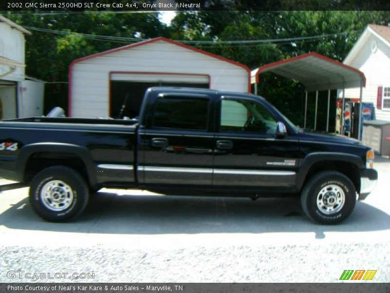 Onyx Black / Neutral 2002 GMC Sierra 2500HD SLT Crew Cab 4x4