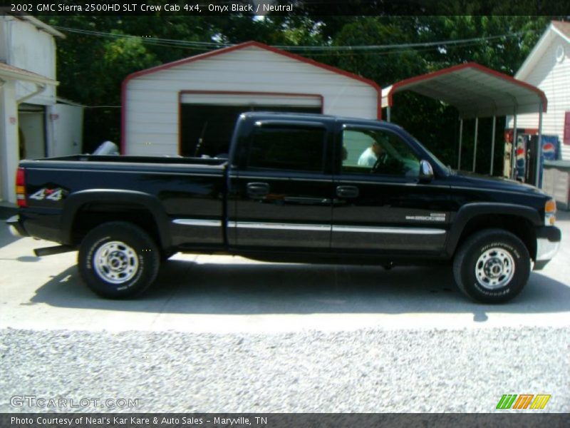 Onyx Black / Neutral 2002 GMC Sierra 2500HD SLT Crew Cab 4x4