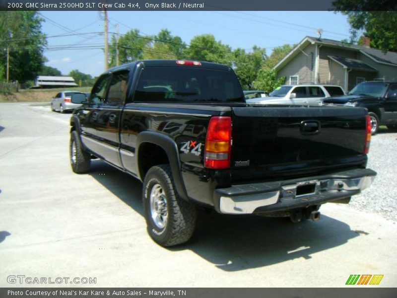 Onyx Black / Neutral 2002 GMC Sierra 2500HD SLT Crew Cab 4x4