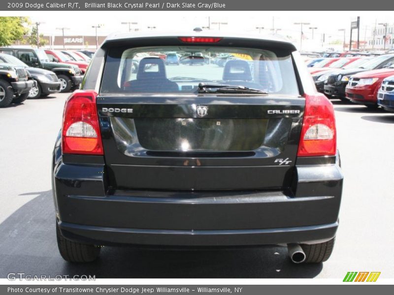 Brilliant Black Crystal Pearl / Dark Slate Gray/Blue 2009 Dodge Caliber R/T