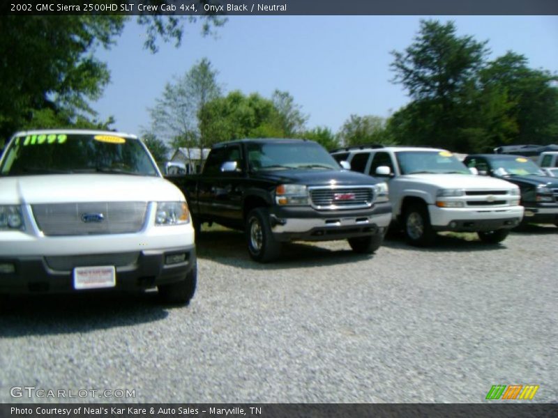 Onyx Black / Neutral 2002 GMC Sierra 2500HD SLT Crew Cab 4x4