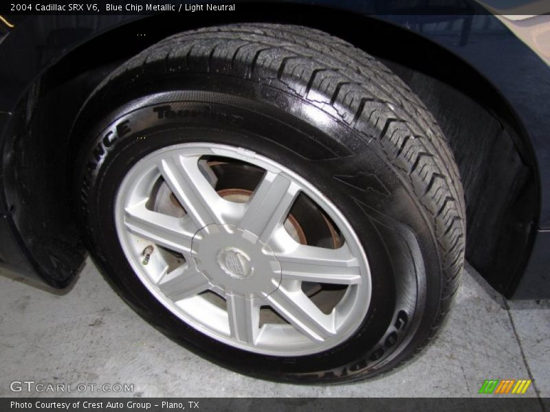 Blue Chip Metallic / Light Neutral 2004 Cadillac SRX V6