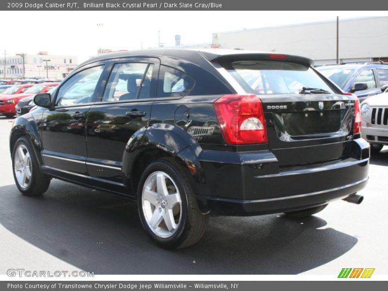 Brilliant Black Crystal Pearl / Dark Slate Gray/Blue 2009 Dodge Caliber R/T