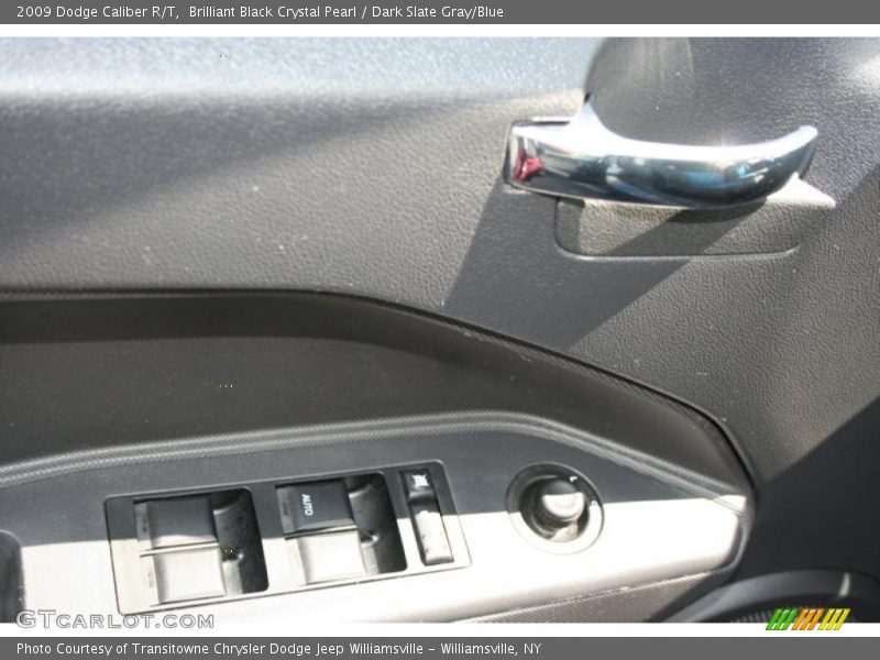 Brilliant Black Crystal Pearl / Dark Slate Gray/Blue 2009 Dodge Caliber R/T