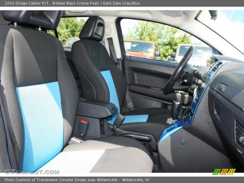 Brilliant Black Crystal Pearl / Dark Slate Gray/Blue 2009 Dodge Caliber R/T