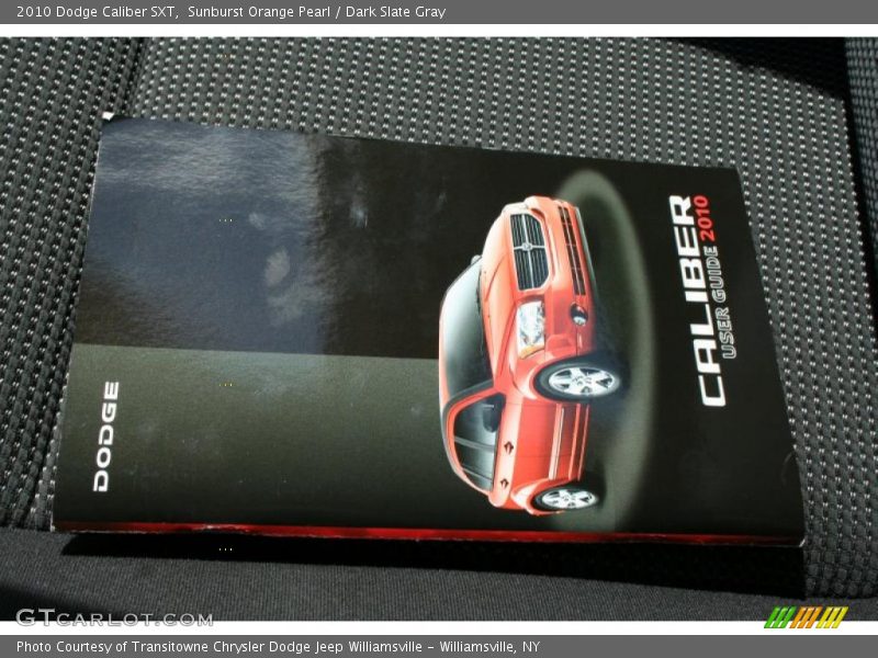 Sunburst Orange Pearl / Dark Slate Gray 2010 Dodge Caliber SXT