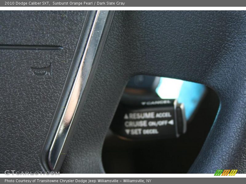 Sunburst Orange Pearl / Dark Slate Gray 2010 Dodge Caliber SXT
