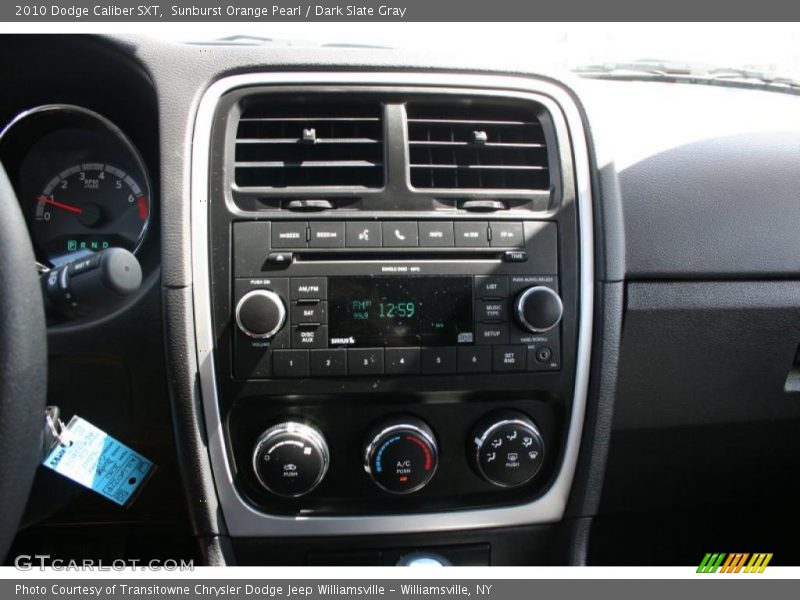 Sunburst Orange Pearl / Dark Slate Gray 2010 Dodge Caliber SXT