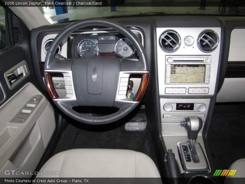 Black Clearcoat / Charcoal/Sand 2006 Lincoln Zephyr