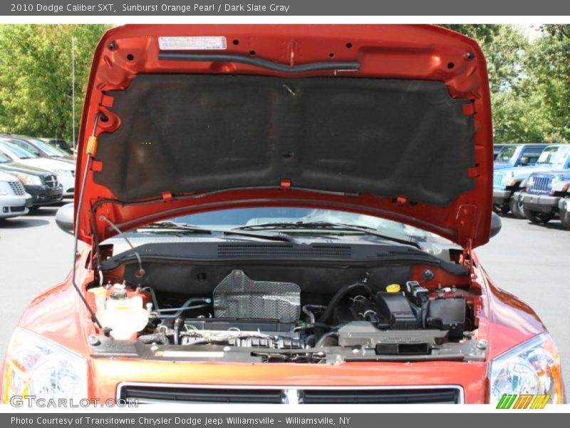 Sunburst Orange Pearl / Dark Slate Gray 2010 Dodge Caliber SXT