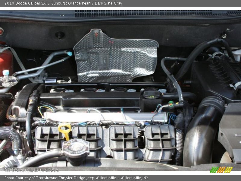 Sunburst Orange Pearl / Dark Slate Gray 2010 Dodge Caliber SXT