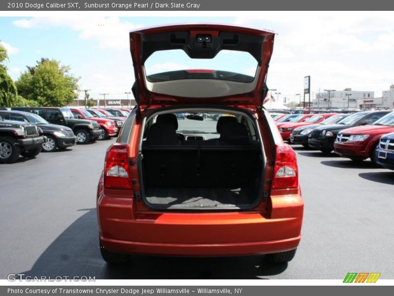 Sunburst Orange Pearl / Dark Slate Gray 2010 Dodge Caliber SXT