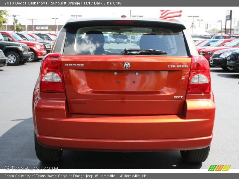 Sunburst Orange Pearl / Dark Slate Gray 2010 Dodge Caliber SXT
