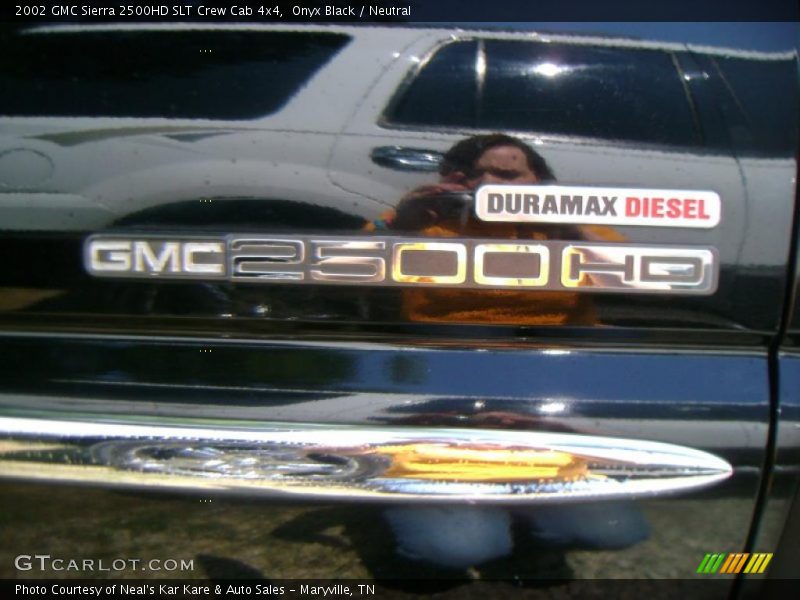 Onyx Black / Neutral 2002 GMC Sierra 2500HD SLT Crew Cab 4x4