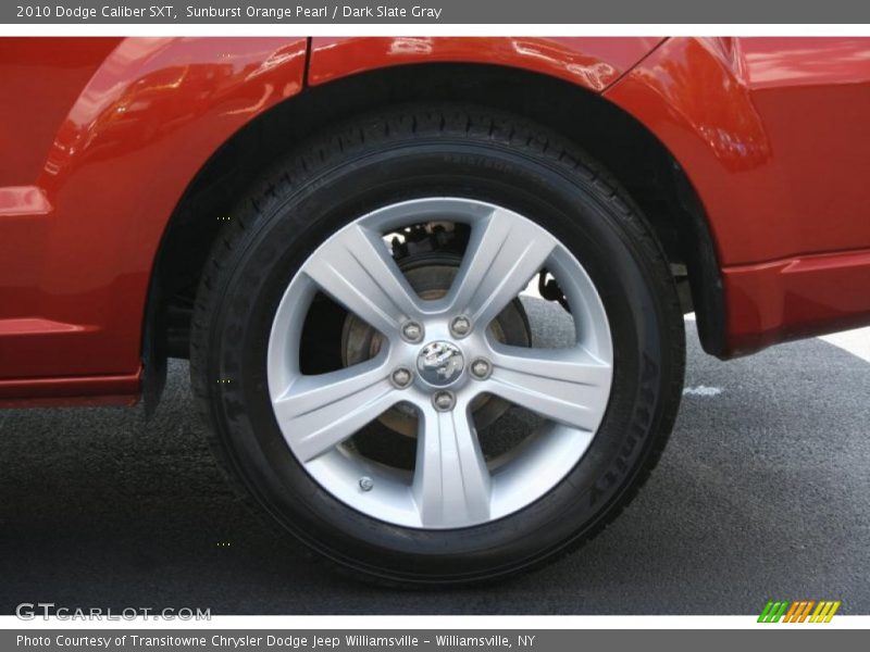 Sunburst Orange Pearl / Dark Slate Gray 2010 Dodge Caliber SXT