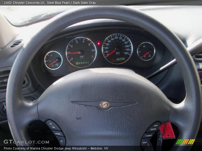 Steel Blue Pearl / Dark Slate Gray 2002 Chrysler Concorde LX