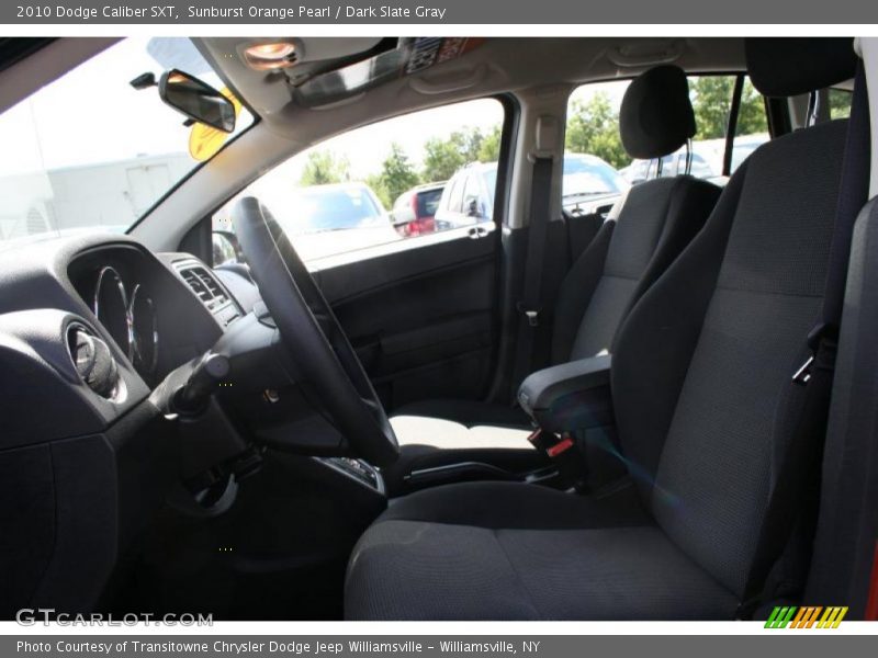 Sunburst Orange Pearl / Dark Slate Gray 2010 Dodge Caliber SXT