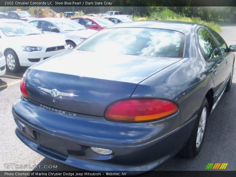 Steel Blue Pearl / Dark Slate Gray 2002 Chrysler Concorde LX