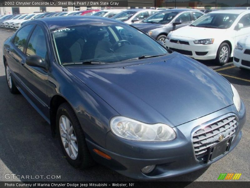 Steel Blue Pearl / Dark Slate Gray 2002 Chrysler Concorde LX