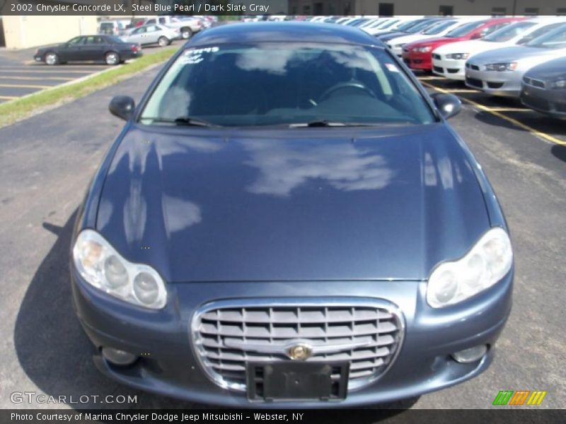 Steel Blue Pearl / Dark Slate Gray 2002 Chrysler Concorde LX