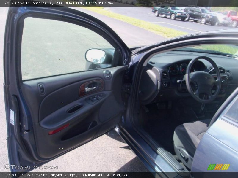 Steel Blue Pearl / Dark Slate Gray 2002 Chrysler Concorde LX