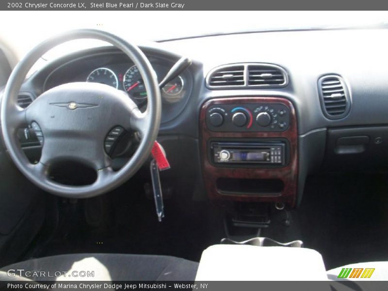 Steel Blue Pearl / Dark Slate Gray 2002 Chrysler Concorde LX