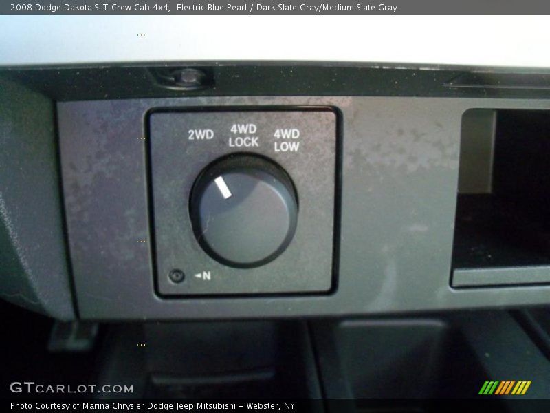 Electric Blue Pearl / Dark Slate Gray/Medium Slate Gray 2008 Dodge Dakota SLT Crew Cab 4x4