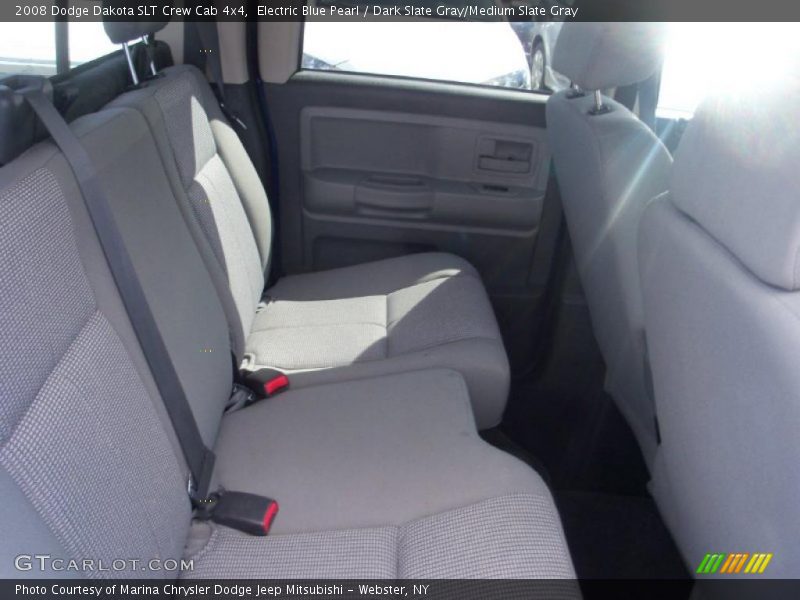 Electric Blue Pearl / Dark Slate Gray/Medium Slate Gray 2008 Dodge Dakota SLT Crew Cab 4x4