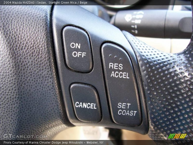 Starlight Green Mica / Beige 2004 Mazda MAZDA3 i Sedan