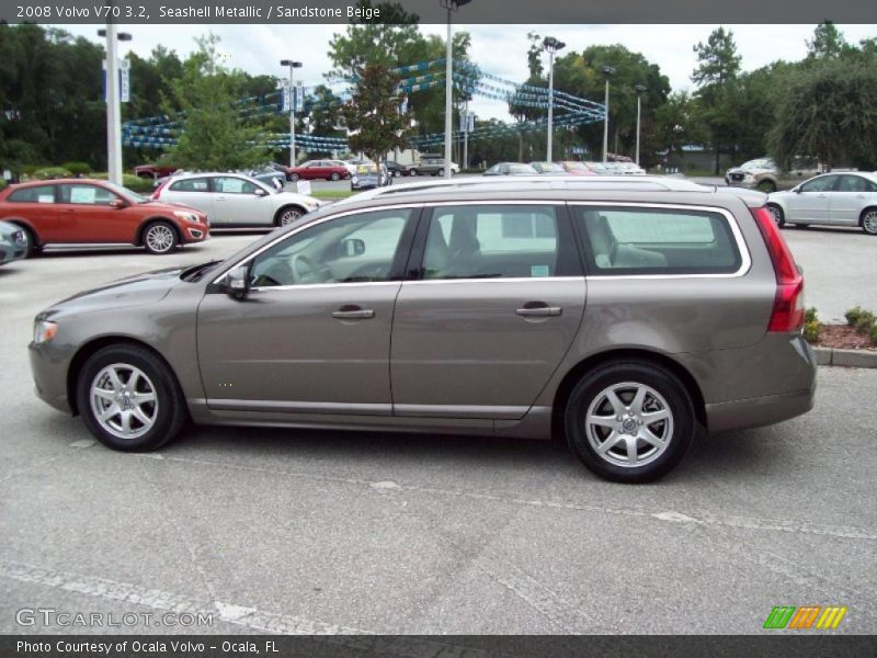 Seashell Metallic / Sandstone Beige 2008 Volvo V70 3.2