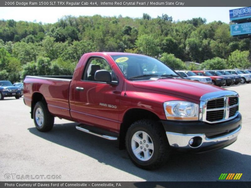 Inferno Red Crystal Pearl / Medium Slate Gray 2006 Dodge Ram 1500 SLT TRX Regular Cab 4x4