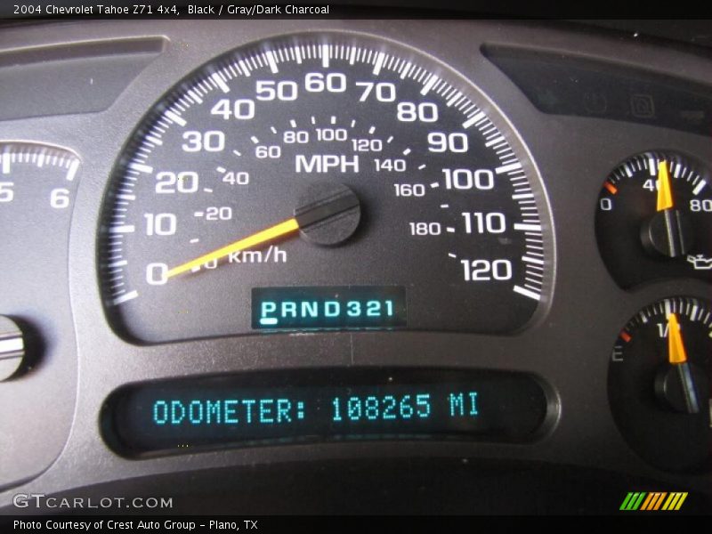 Black / Gray/Dark Charcoal 2004 Chevrolet Tahoe Z71 4x4