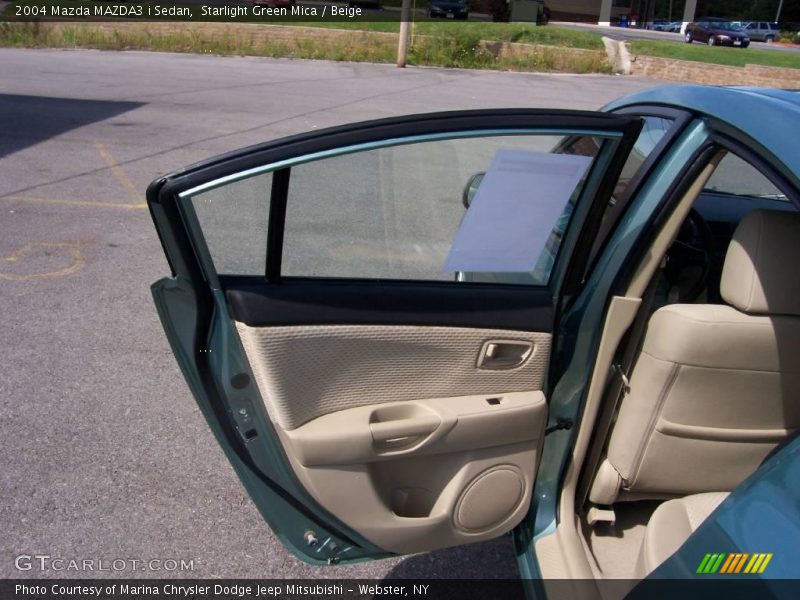 Starlight Green Mica / Beige 2004 Mazda MAZDA3 i Sedan
