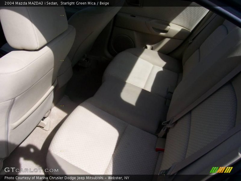 Starlight Green Mica / Beige 2004 Mazda MAZDA3 i Sedan