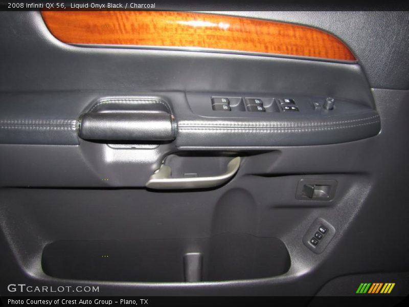 Liquid Onyx Black / Charcoal 2008 Infiniti QX 56