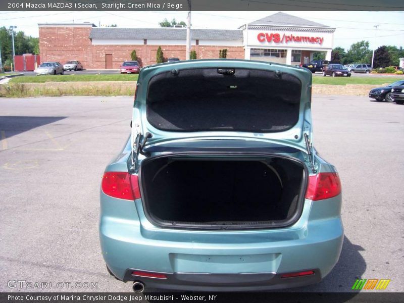 Starlight Green Mica / Beige 2004 Mazda MAZDA3 i Sedan