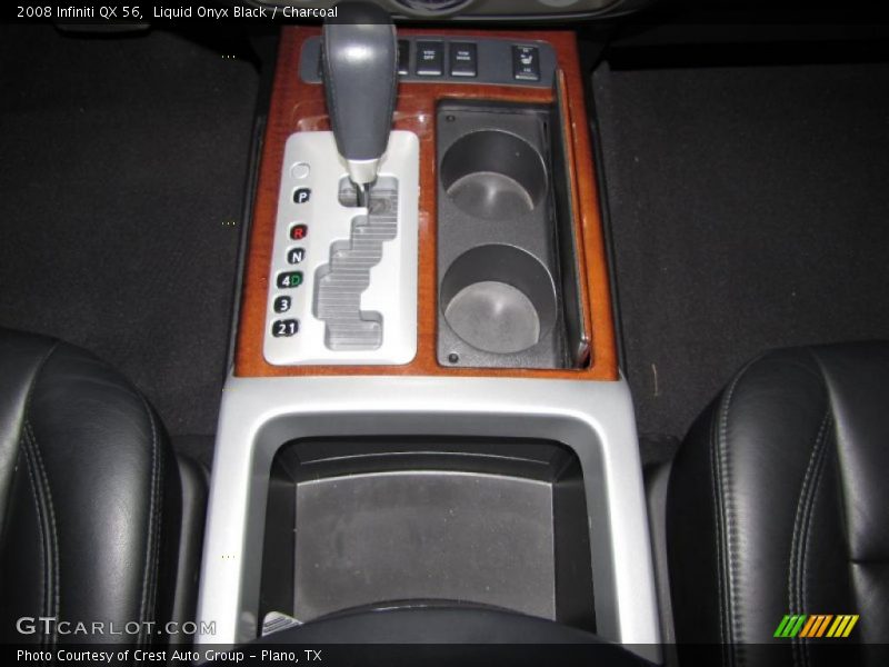 Liquid Onyx Black / Charcoal 2008 Infiniti QX 56