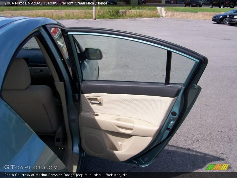 Starlight Green Mica / Beige 2004 Mazda MAZDA3 i Sedan