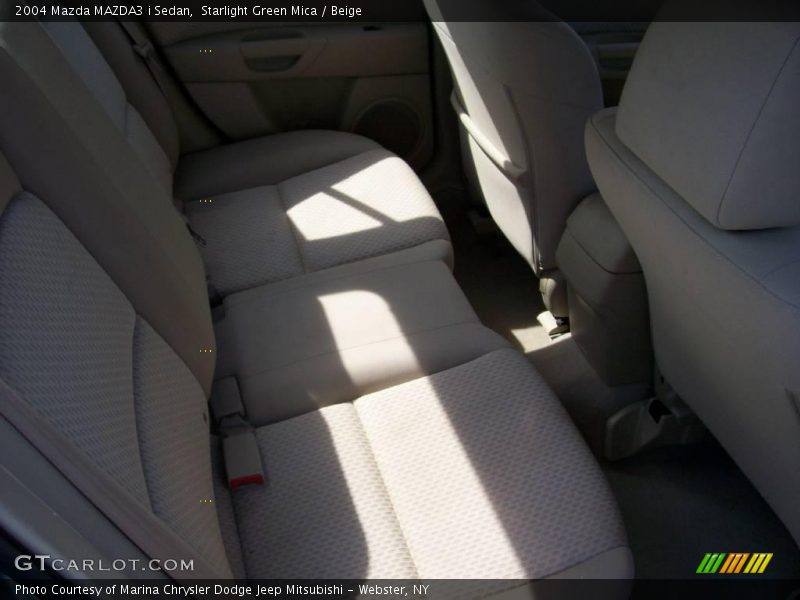 Starlight Green Mica / Beige 2004 Mazda MAZDA3 i Sedan
