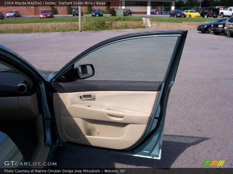 Starlight Green Mica / Beige 2004 Mazda MAZDA3 i Sedan