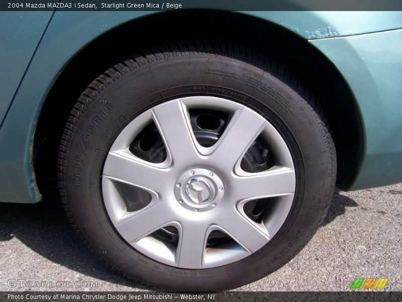 Starlight Green Mica / Beige 2004 Mazda MAZDA3 i Sedan