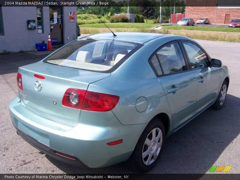 Starlight Green Mica / Beige 2004 Mazda MAZDA3 i Sedan