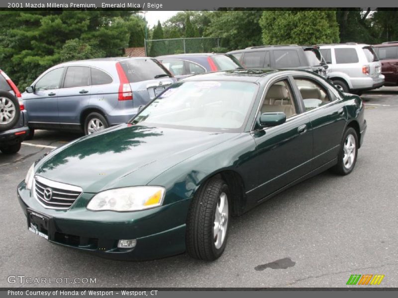 Emerald Mica / Beige 2001 Mazda Millenia Premium